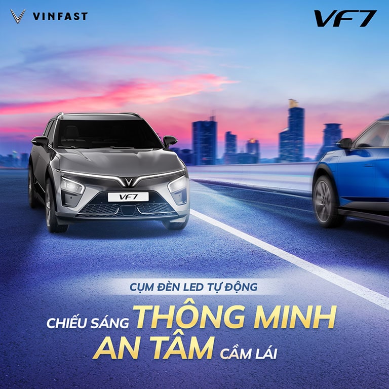 đèn led vinfast vf 7