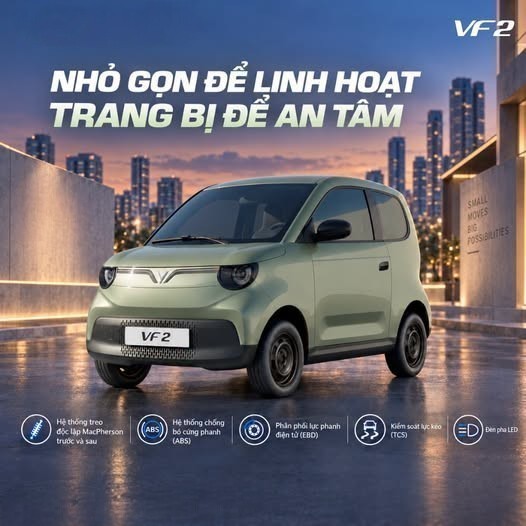 nhỏ gọn để cầm lái vf2